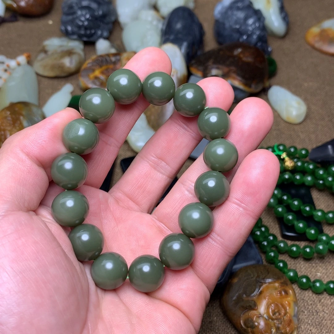 玉***馆和田玉未镶嵌手链