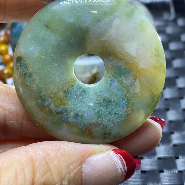玛瑙/玉髓颈饰足银镀金镶嵌