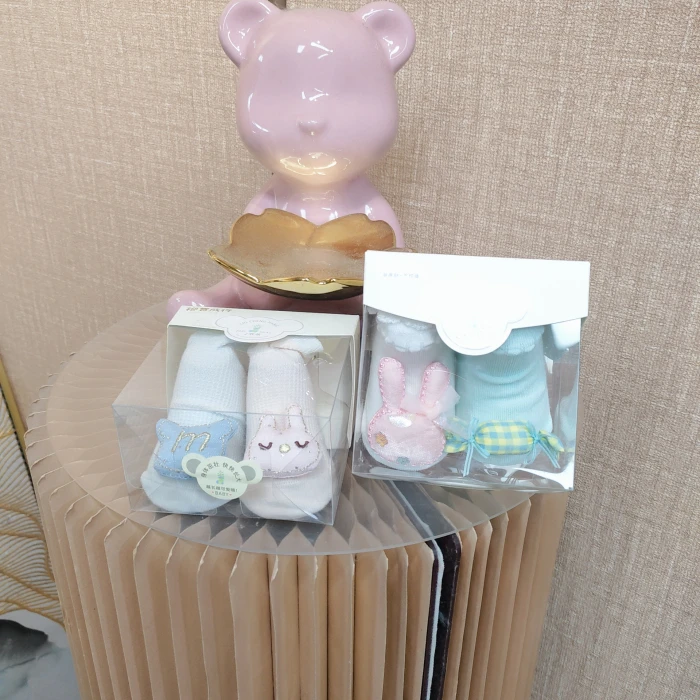 TR81混色宝宝两双装袜子6-12个月