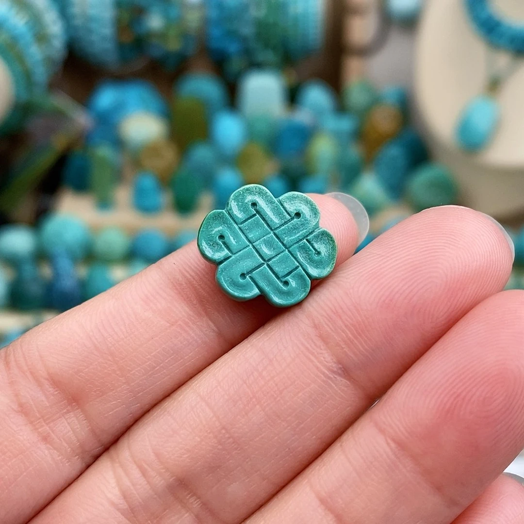 绿松石珠宝奇石未镶嵌