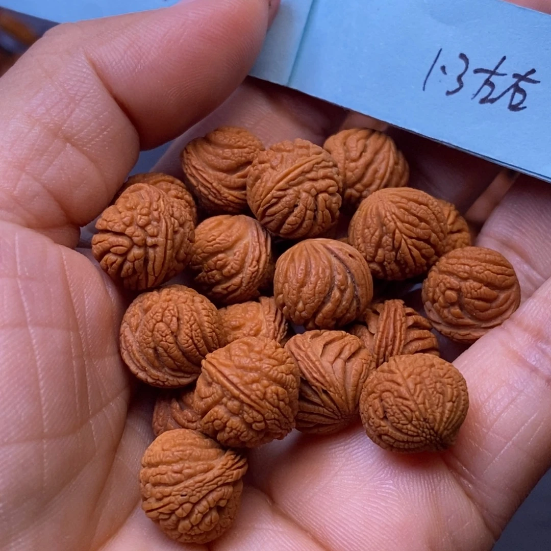 秦岭龙纹桃核18颗