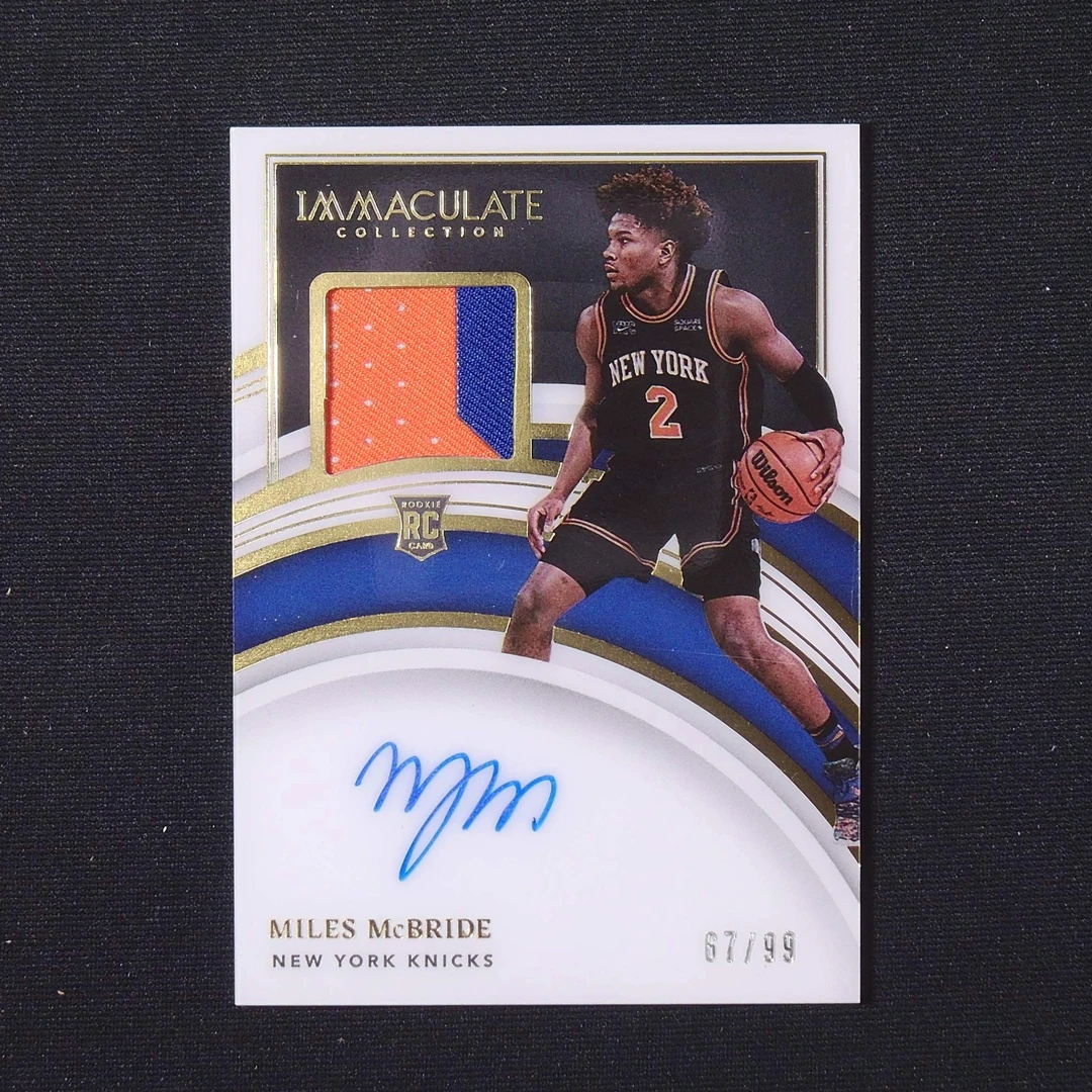 迈尔斯·麦克布莱德 99编 imm 帕尼尼NBA国宝手提球星卡