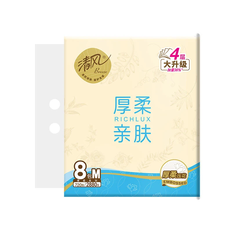 清风牌面巾纸 90抽*8包