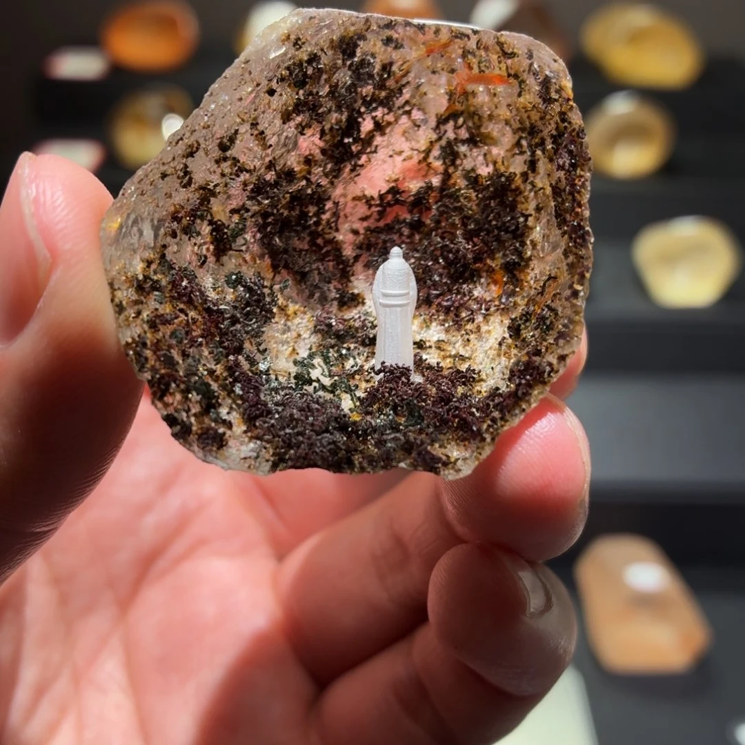 水晶未镶嵌珠宝半成品