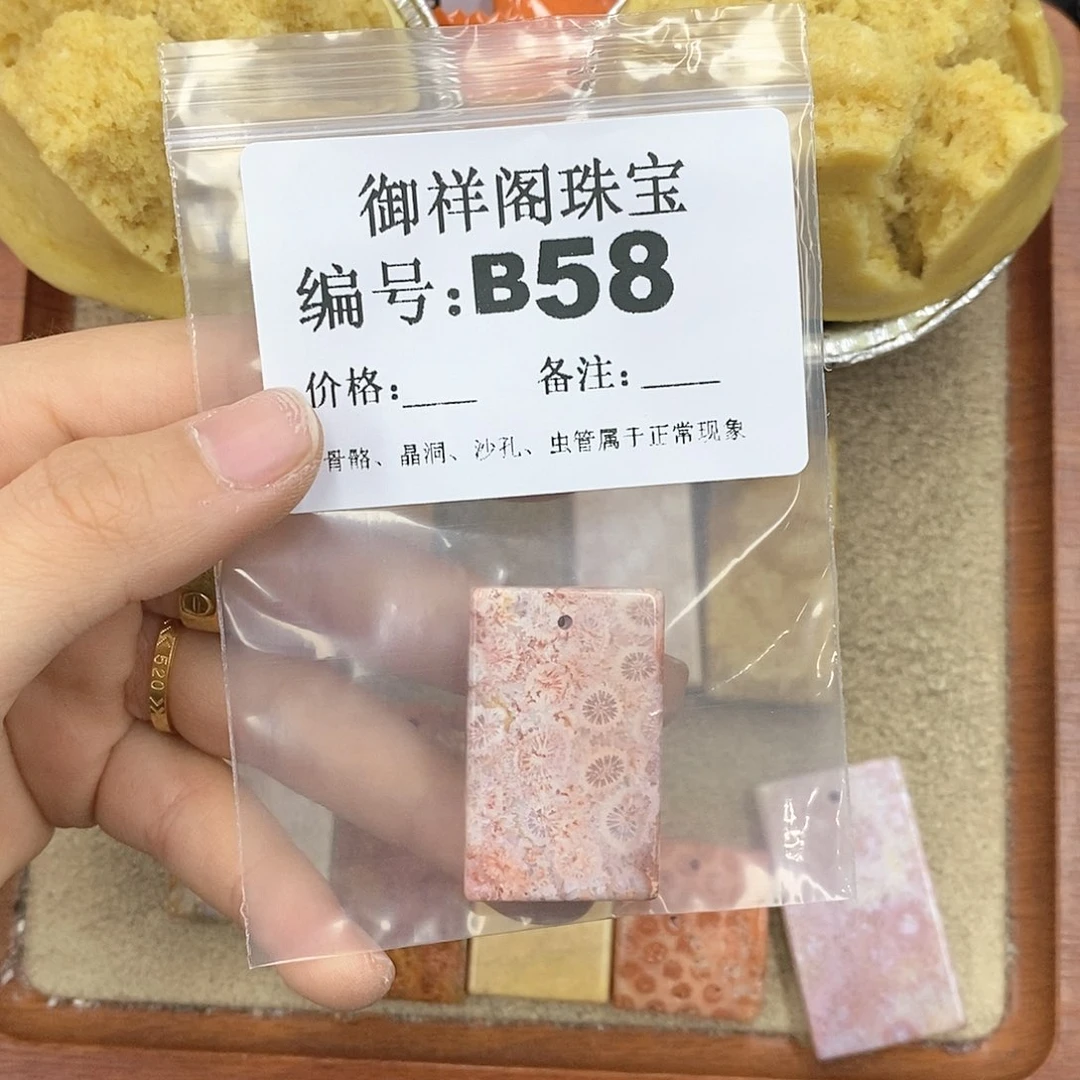 硅化珊瑚（珊瑚玉）颈饰未镶嵌＆*