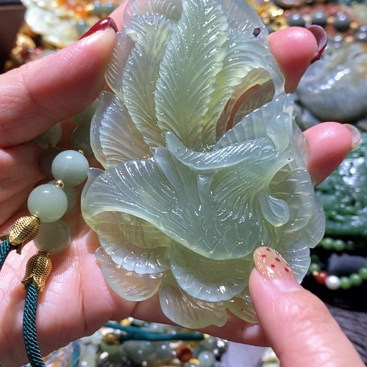 岫玉毛衣链未镶嵌
