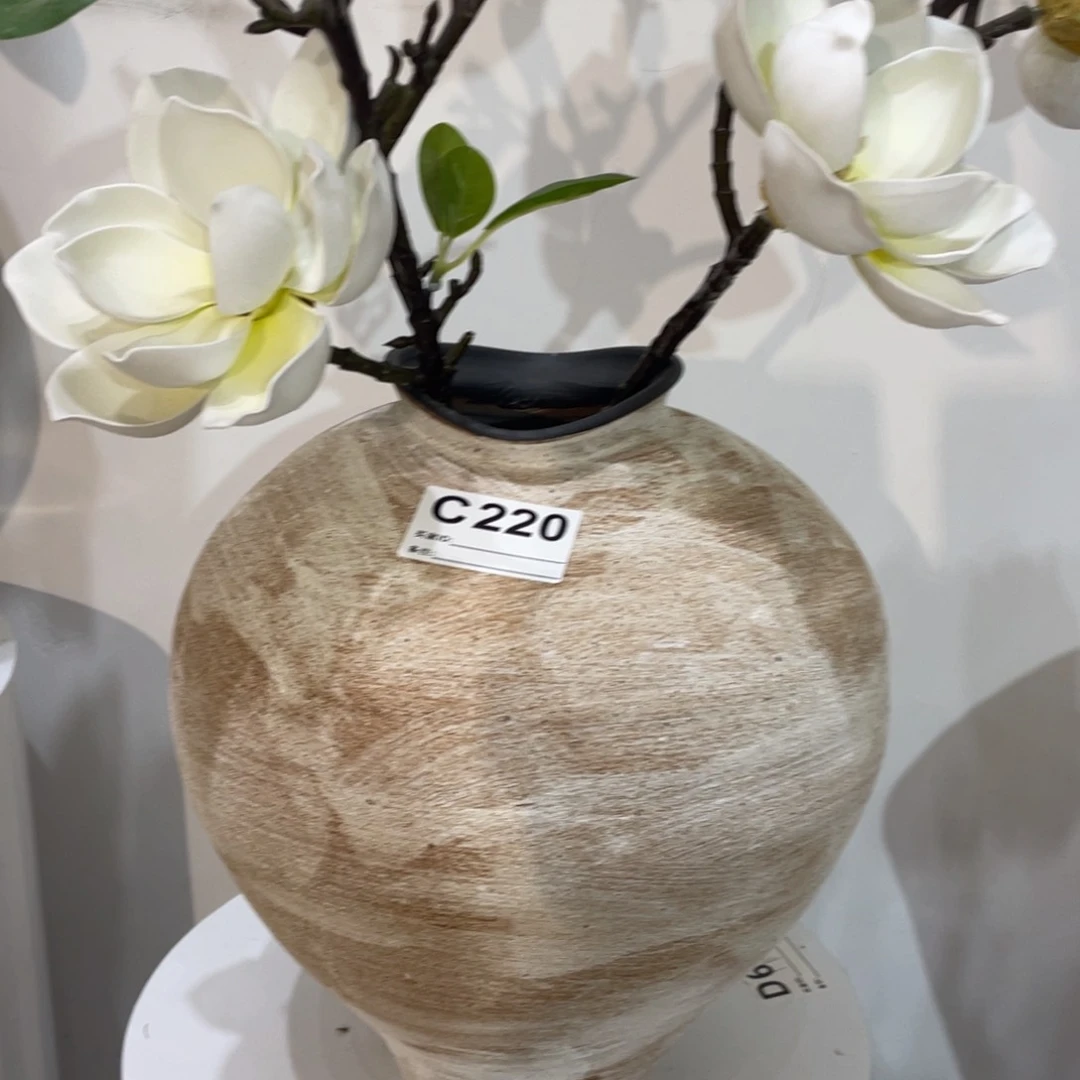 白泥花瓶景德镇陶瓷艺术博物
