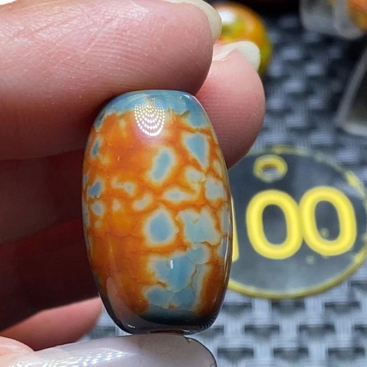 一***糖玛瑙/玉髓合金颈饰