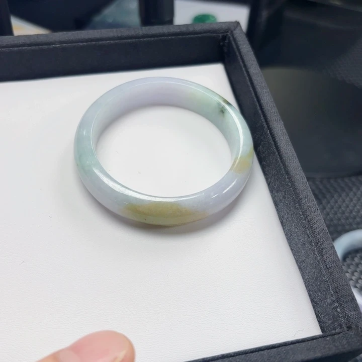 竹***高翡翠手镯未镶嵌翡翠手镯