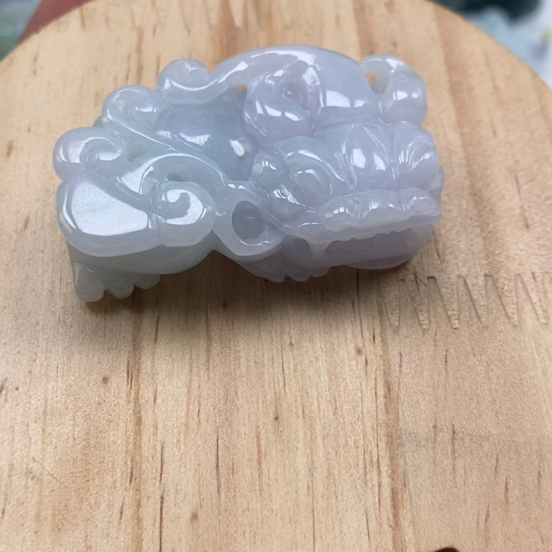 翡翠未镶嵌颈饰多人霸王貔貅吊坠