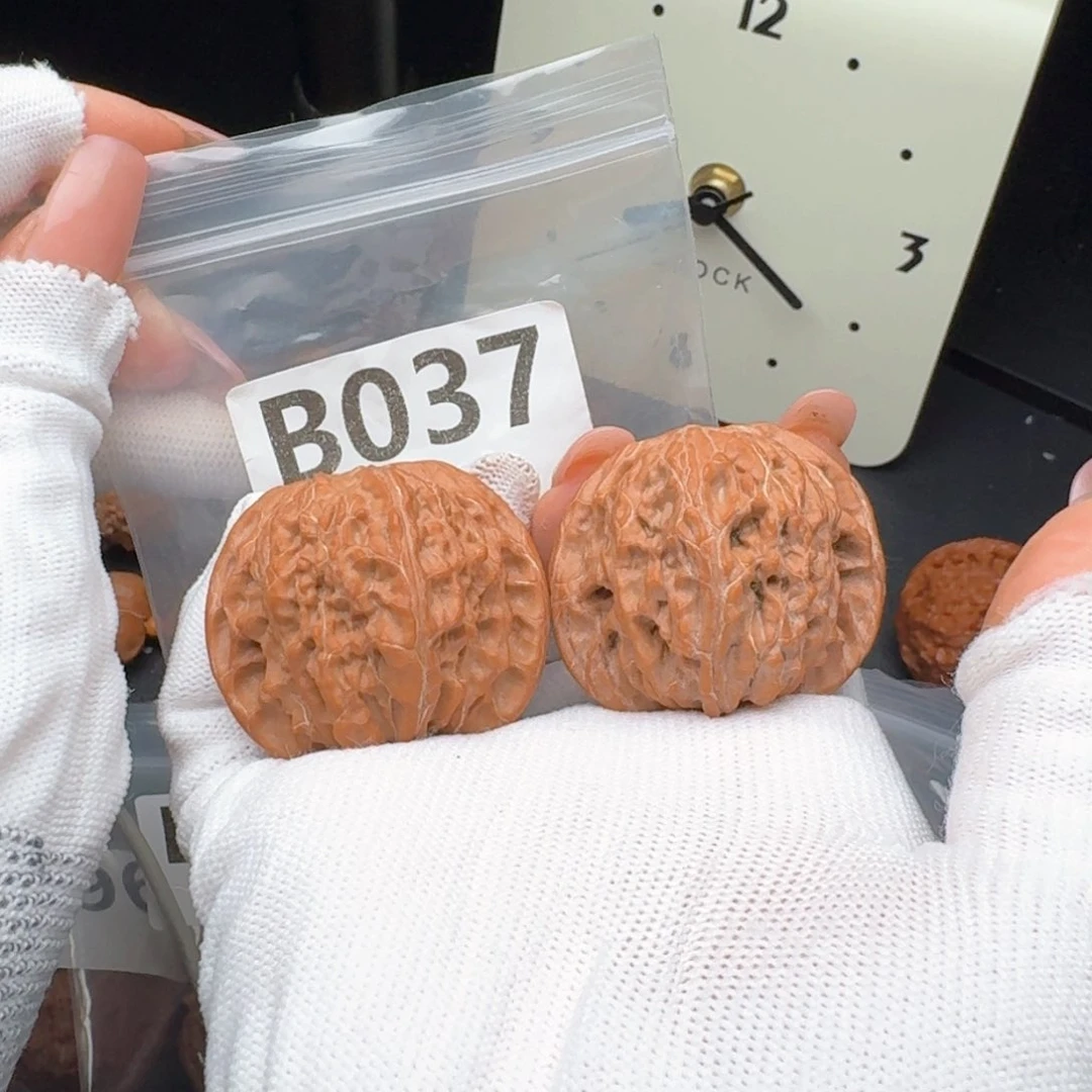 把件文玩核桃42磨盘B037