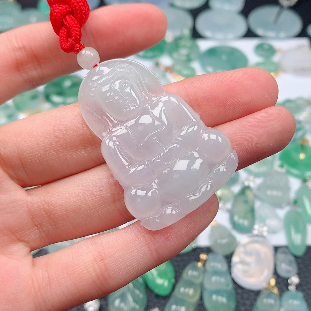 翡翠颈饰未镶嵌天然翡翠