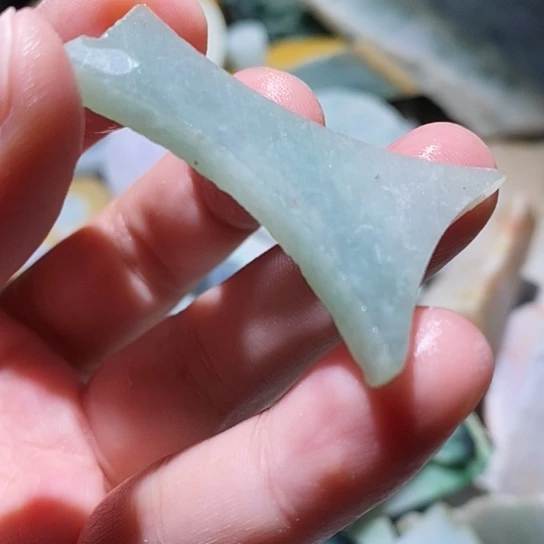 翡翠散珠边角料129