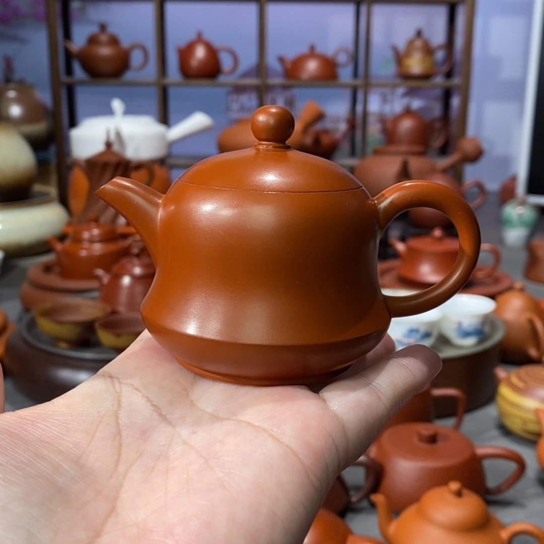 茶壶紫砂吴炫杰朱泥金钟100