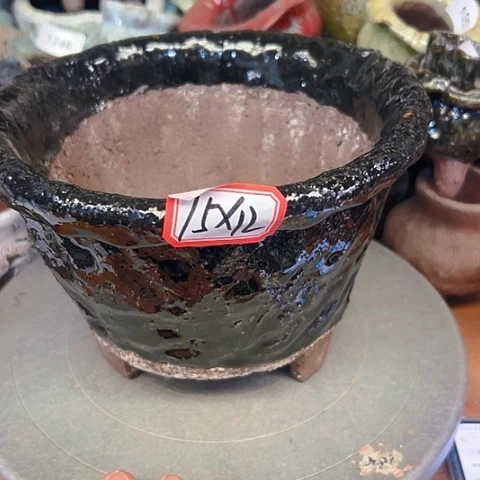 粗陶花盆手工花盆