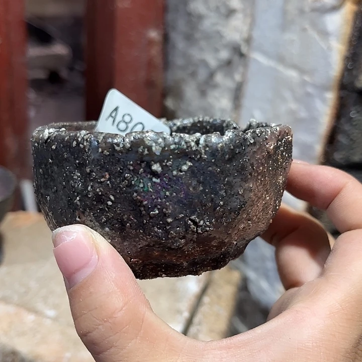柴烧裸烧纯手工制作粘