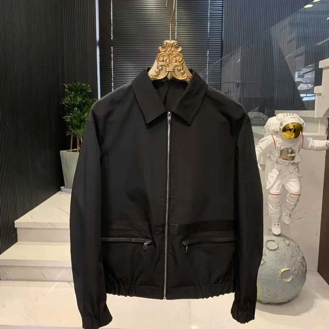 都市翻领配皮翻领夹克外套*早春新款净奢百搭翻领夹克外套867323