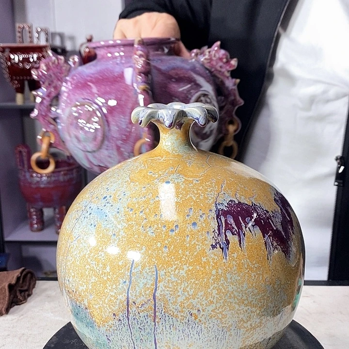 瓷片中国神垕精品钧瓷