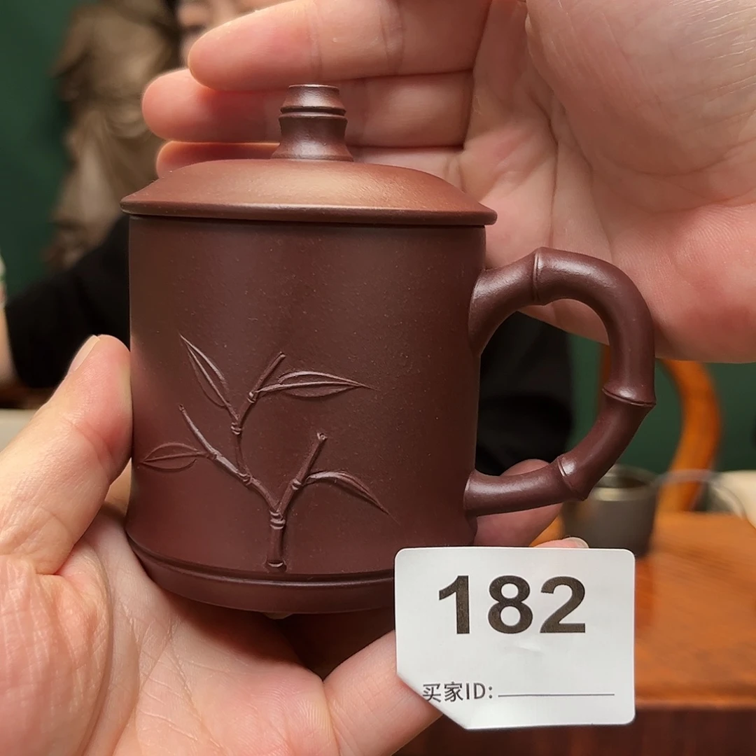 紫砂茶宠竹节杯182