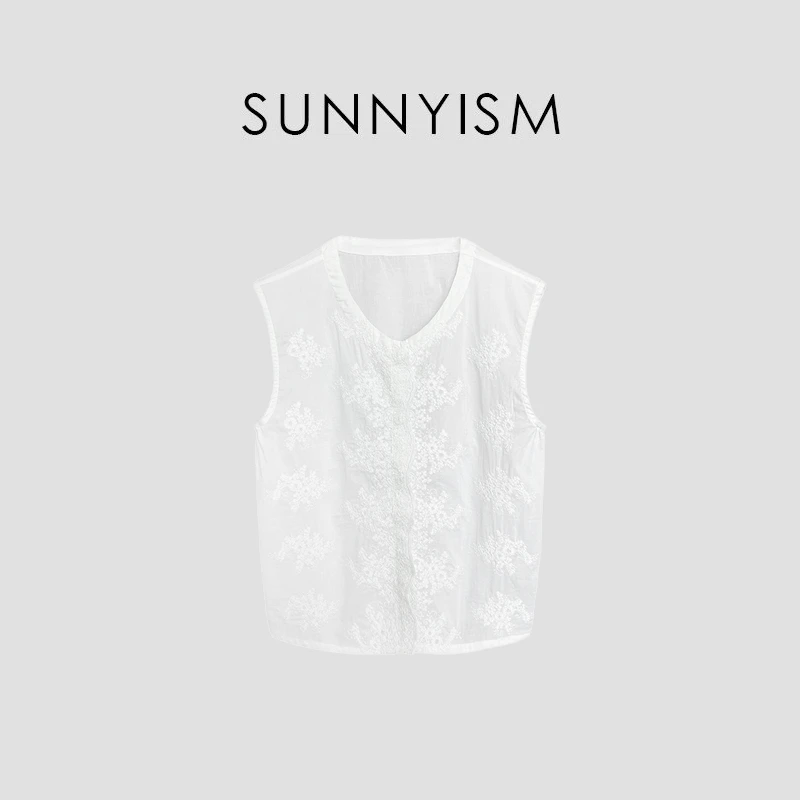 Sunnyism “灵魂伴侣” 美到灵魂深处 重磅刺绣背心 BX00649