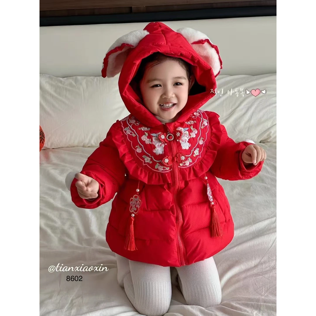 （1401-）气休闲宝宝夏季印花韩版宽松小童女宝儿童长袖女童A