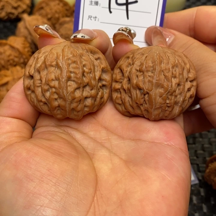 文玩核桃把件14铁锤42