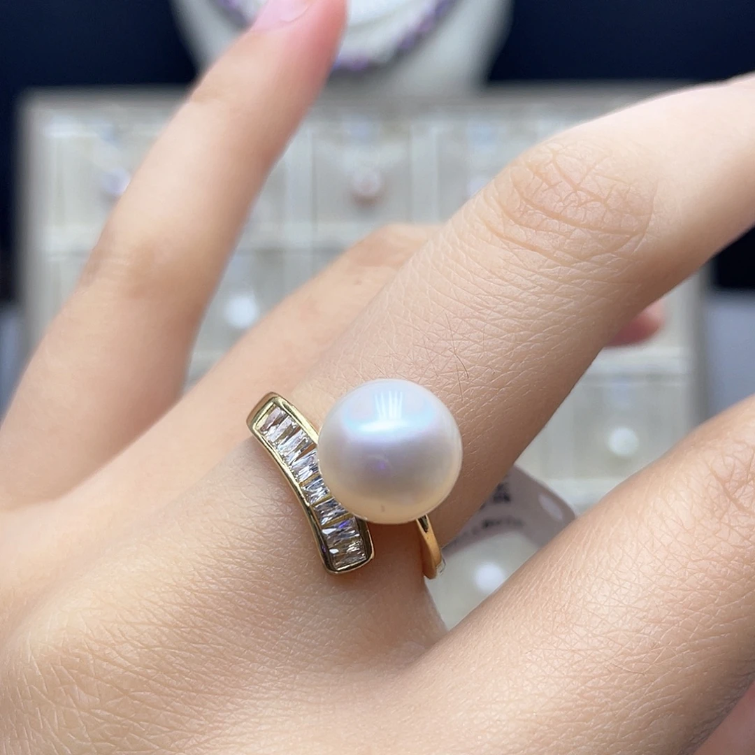 淡水珍珠颈饰合金