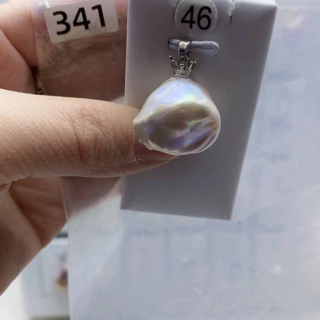 颈饰合金淡水珍珠