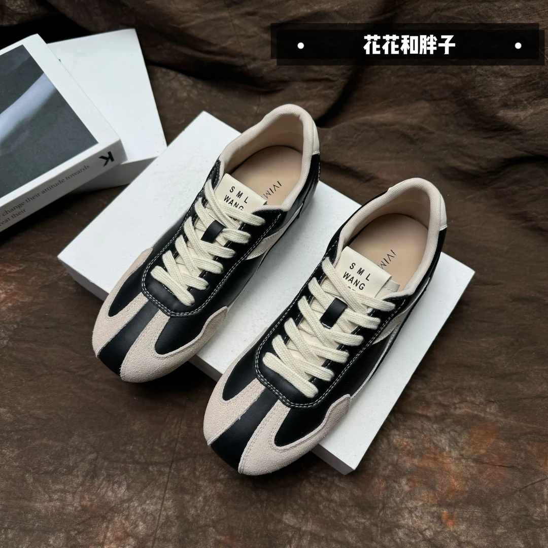 【NMD】韩版单鞋时尚百搭复古潮鞋单鞋1918黑色