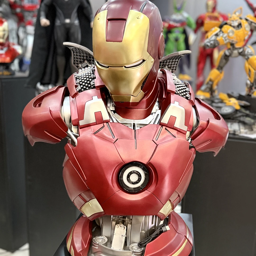 复仇者联盟钢铁侠Mk7  1比1半身胸像摆件