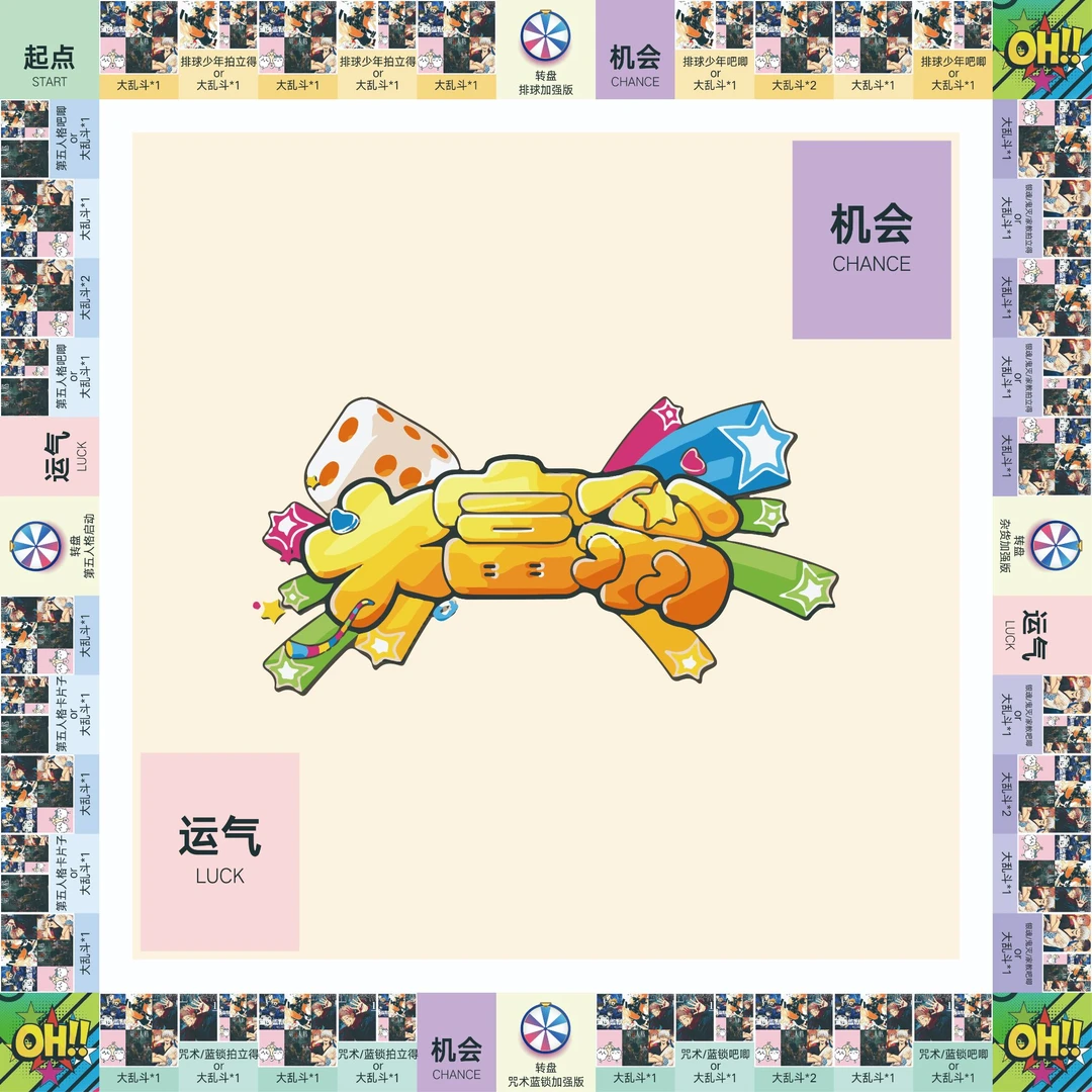 【大富翁】多IP吧唧/亚克力/团子 潮玩盲盒