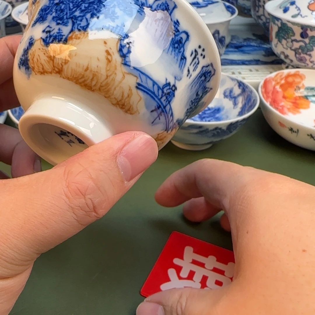 陶抖音闪购纯手工手绘重190锡ban