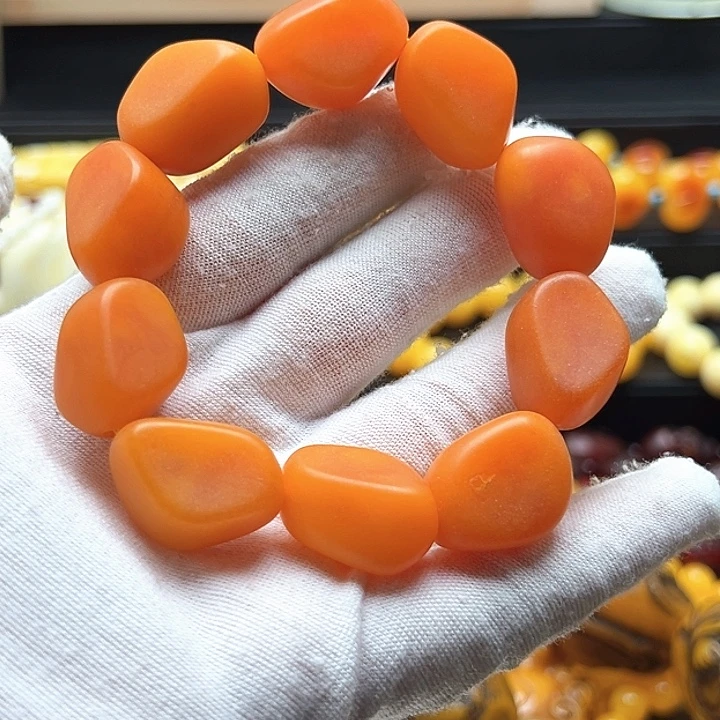 琥珀未镶嵌颈饰手串