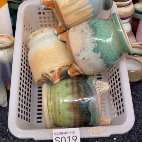 紫砂花盆微瑕019口径6.5到