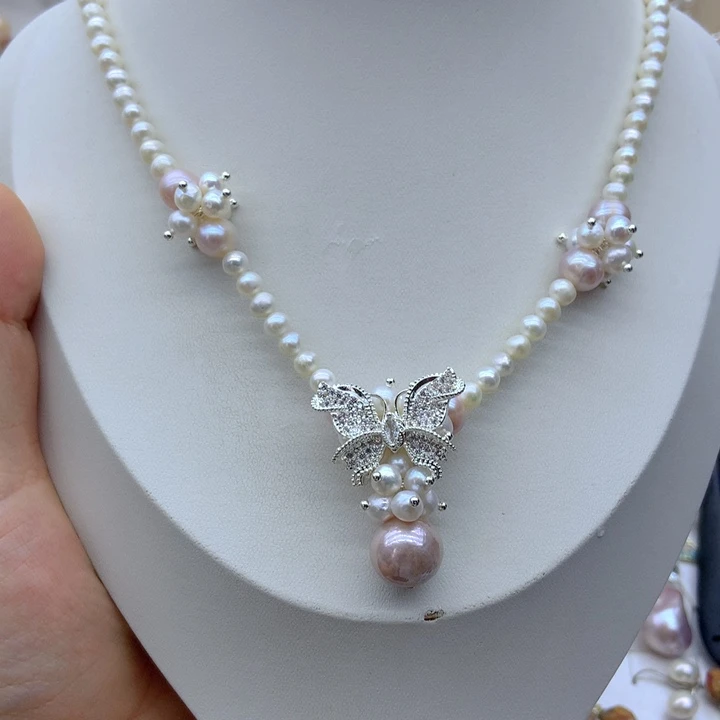 淡水珍珠未镶嵌颈饰