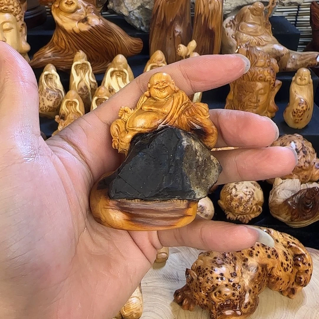 柏木（崖柏）摆件，手把件