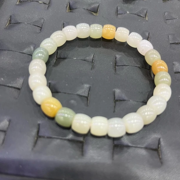 和田玉多宝直切老型珠手串多样款式时尚百搭清凉一夏