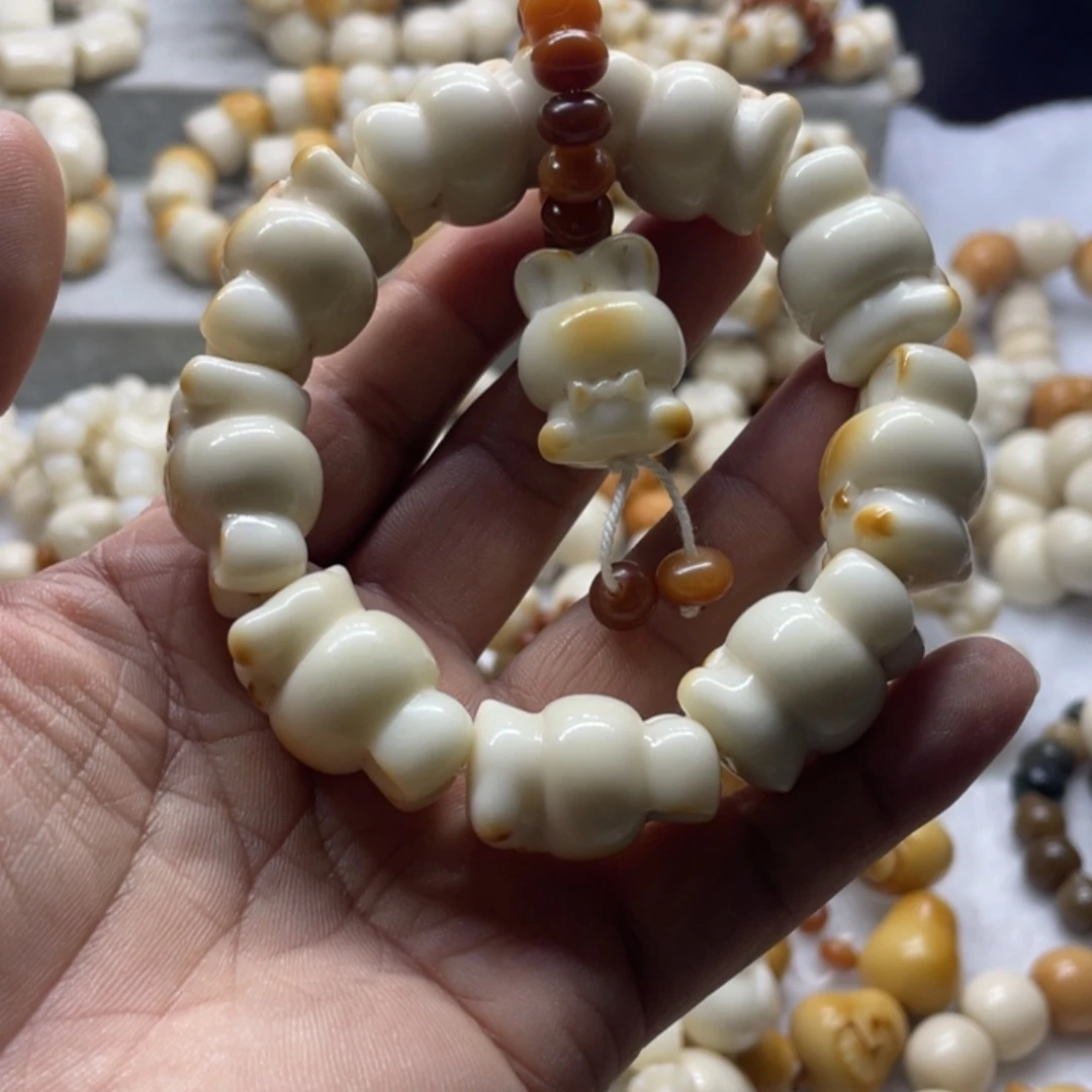 吊坠菩提根/象牙果全品象牙果兔子手串卡27