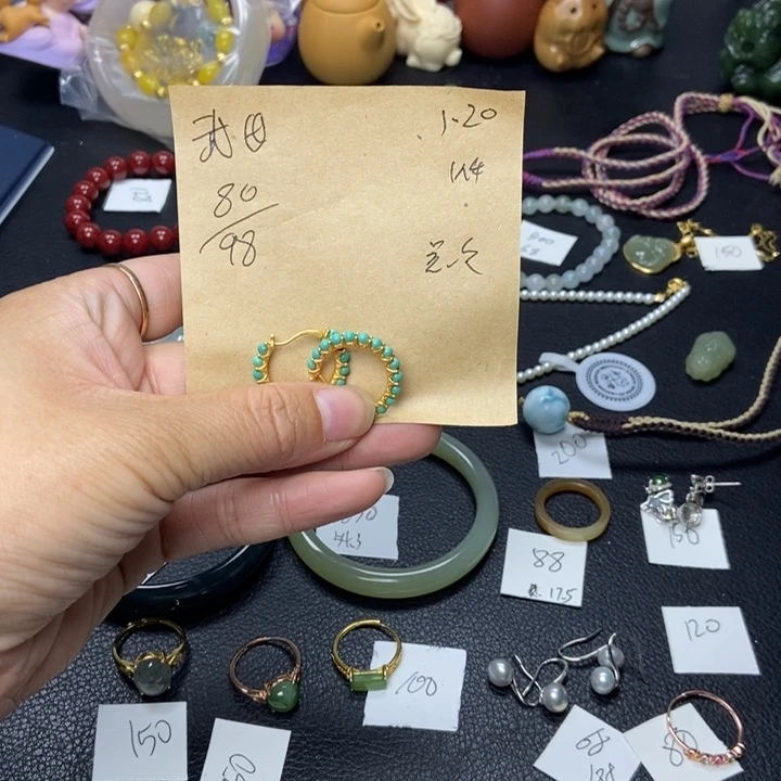 和田玉颈饰银S925镶嵌武**族