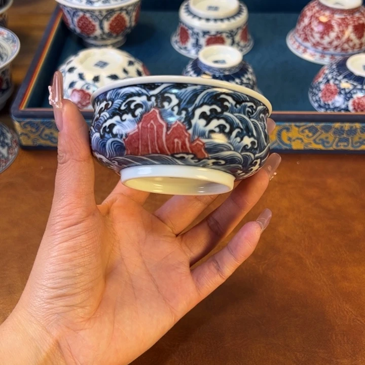 瓷片景德镇陶瓷手工手绘