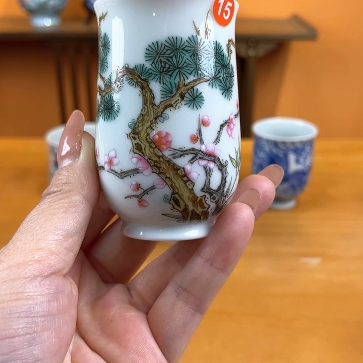 杯子景德镇手绘哈哈哈哈