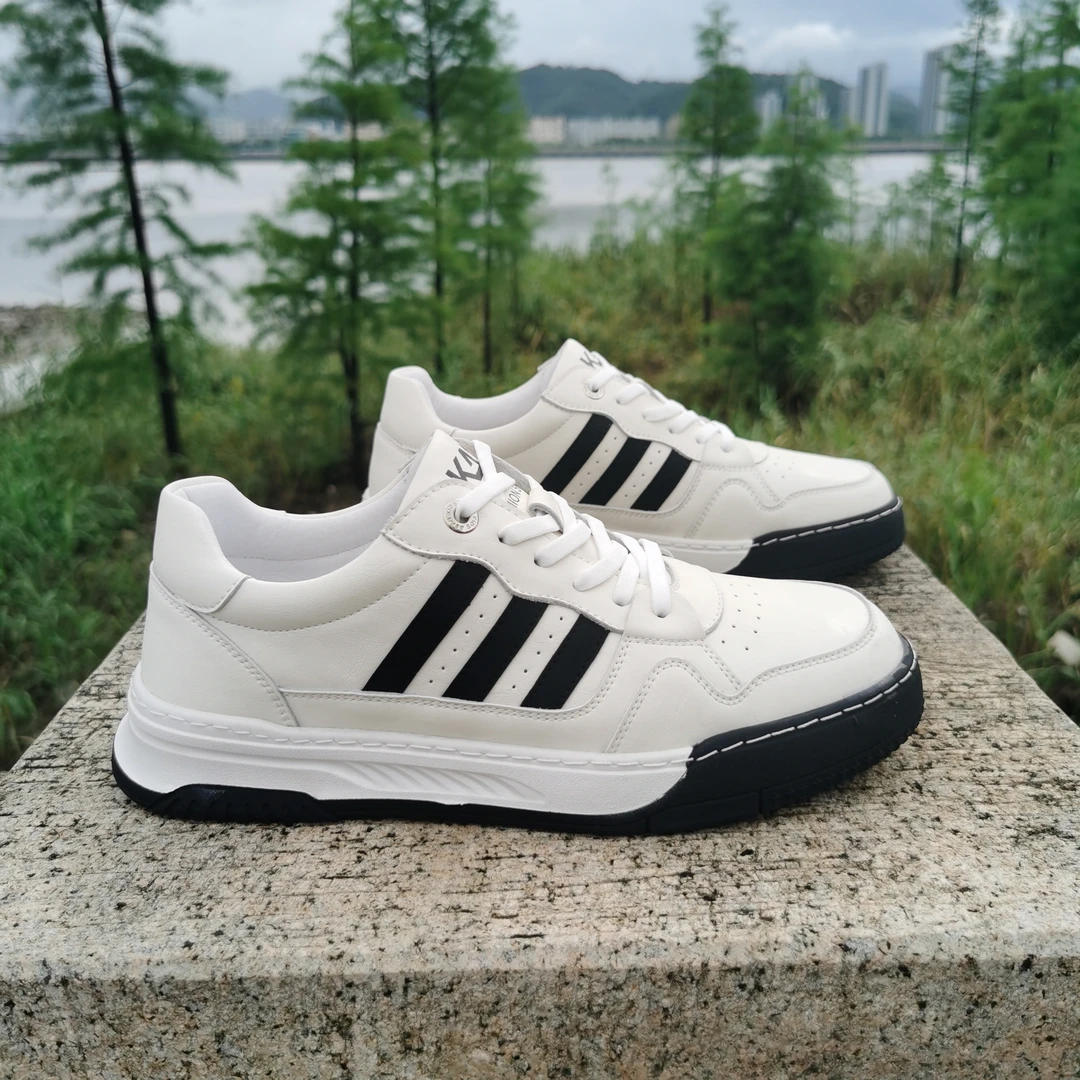 高端潮牌2025新款秋季厚底男运动鞋百搭板鞋休闲鞋透气鞋子868