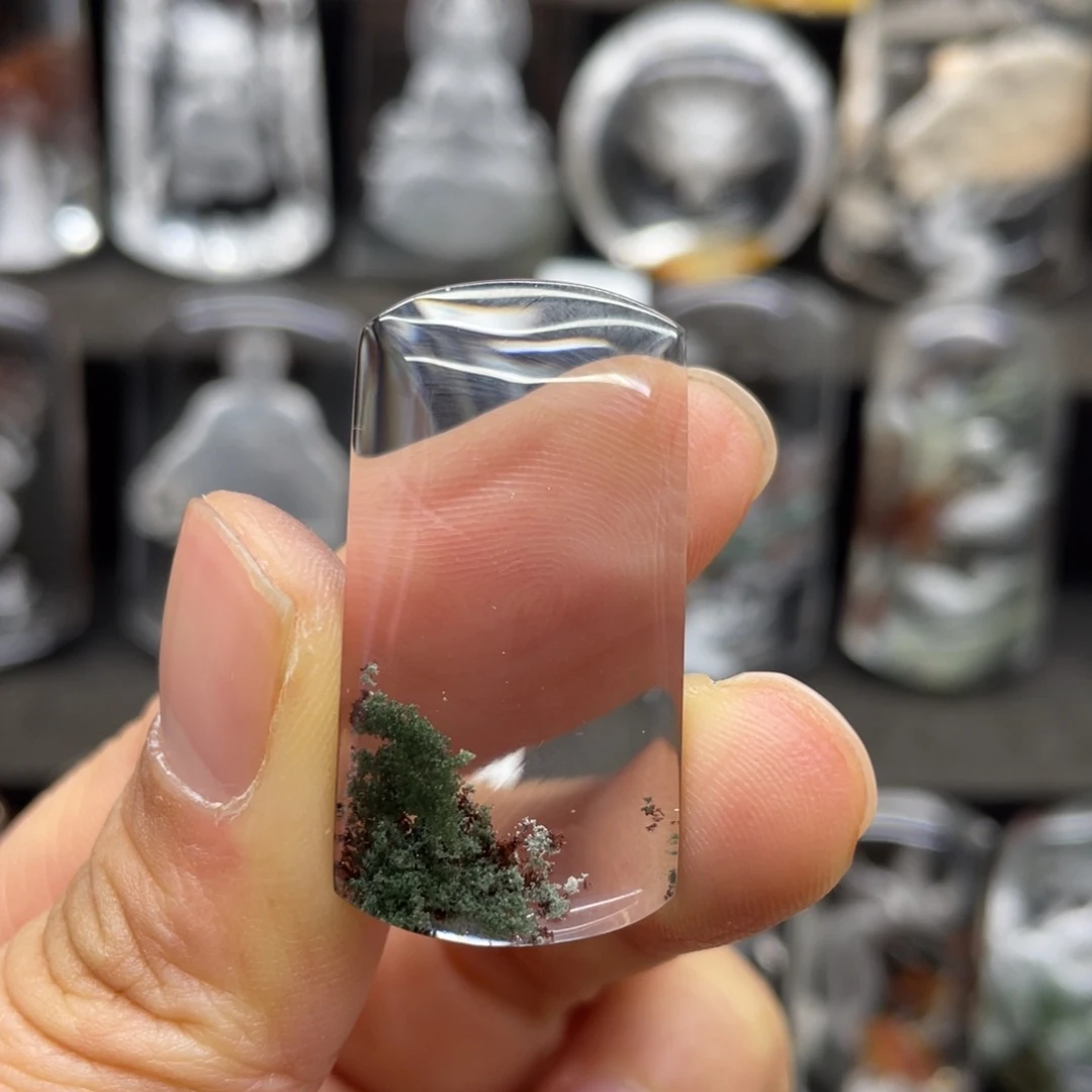 吊坠未镶嵌水晶独****o绿幽灵