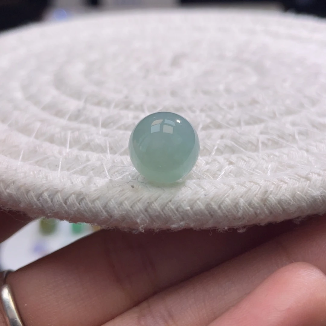 散珠翡翠特色冰晴圆珠卡11.2mm