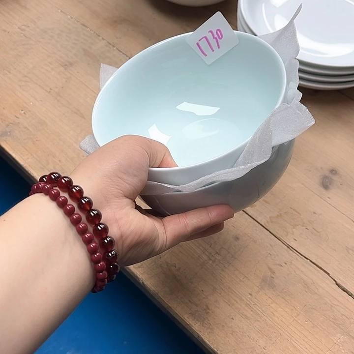 碗独**阳1730号，微瑕碗盘，破损包赔补差价，不补发