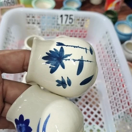 微瑕陶瓷盆12包邮