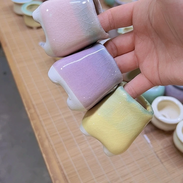 红陶陶瓷花盆当场满12包邮