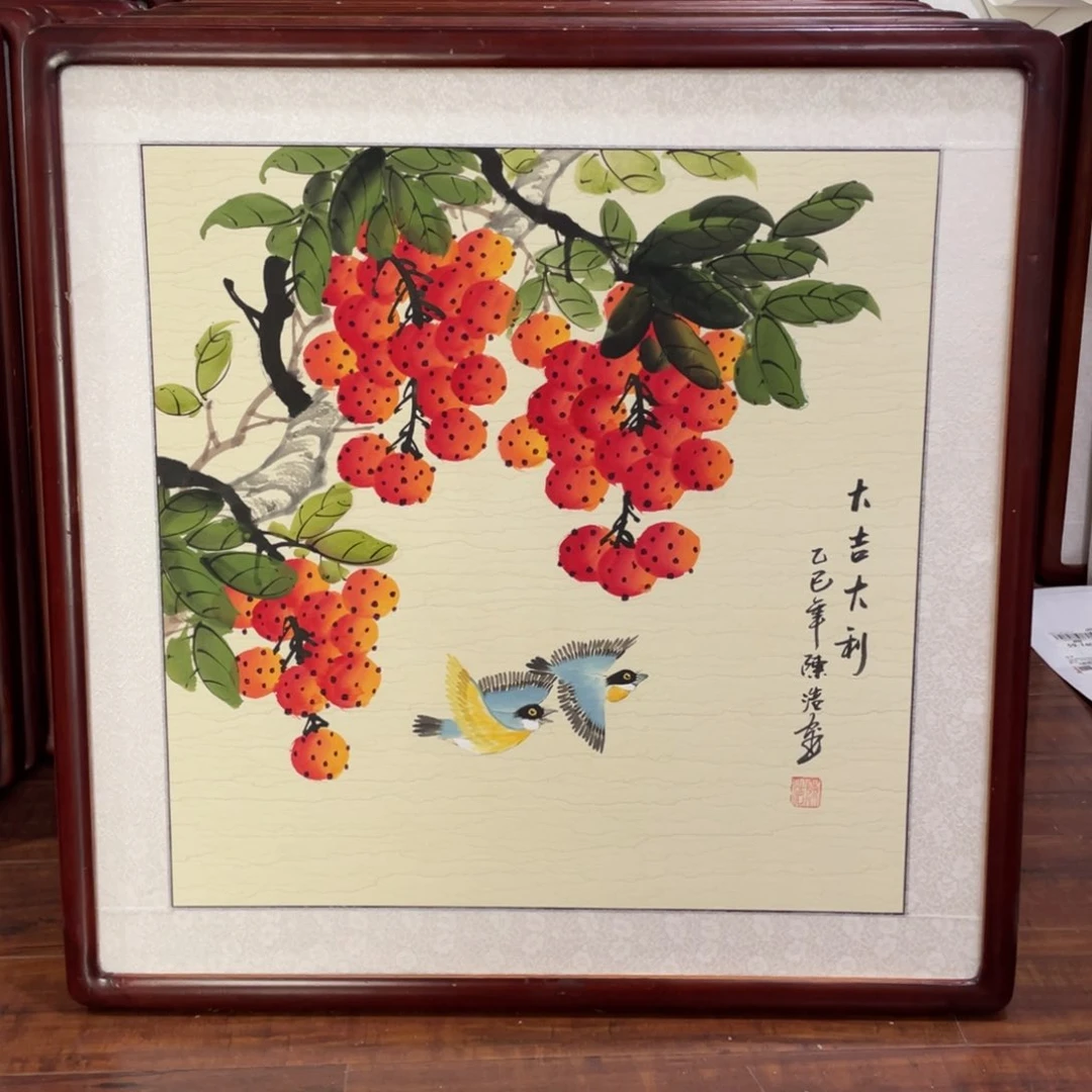 国画带框尺寸63*63厘米