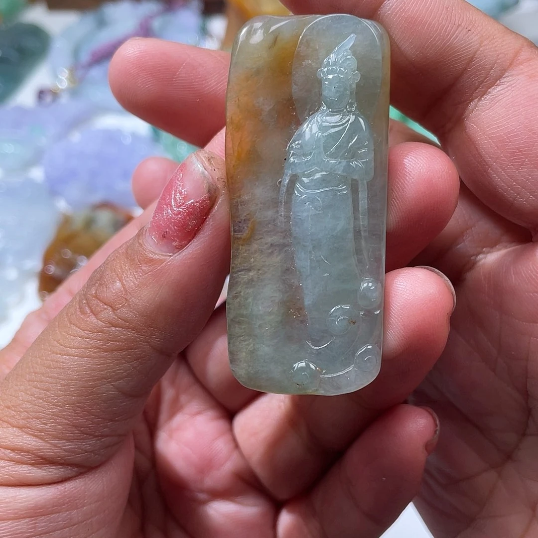 颈饰未镶嵌翡翠翡玉缘翡翠