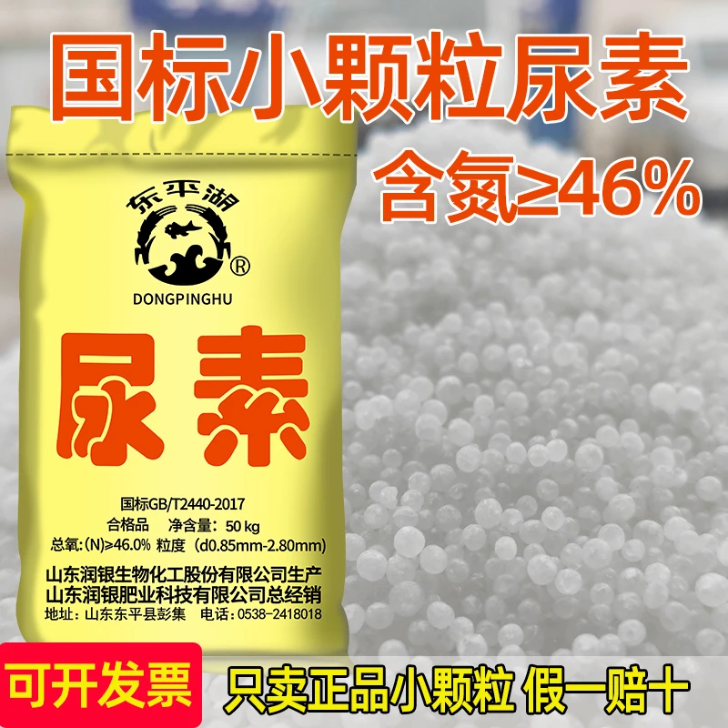 正品小颗粒尿素1-100斤通用速效氮肥46%花卉蓝莓果树种菜通用肥料